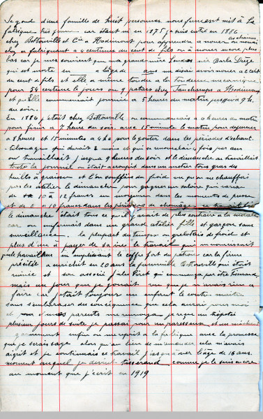 lettre de 1919